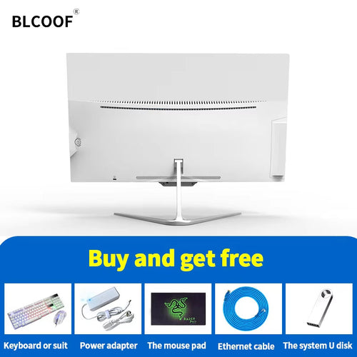 All in One PC 22 Inch Intel Core I7-3770 Desktops Computer Complete Full Set PC Gaming with CPU SSD Windows 10 Monoblock PC