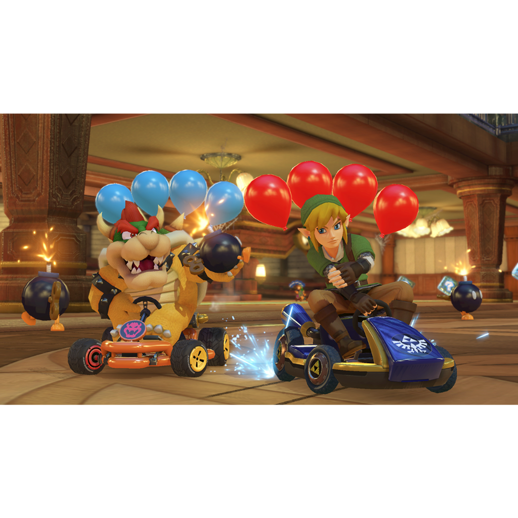 Nintendo - Switch Console Neon Red & Blue - Mario Kart 8 Deluxe Bundle (2024)